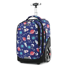 Mochila de Rodinha Grande Space - Escolar Grande Capacidade - Impermeável - MDM088