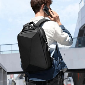 Mochila Galáxia Antifurto Impermeável Com Senha e Porta USB - Para Notebook