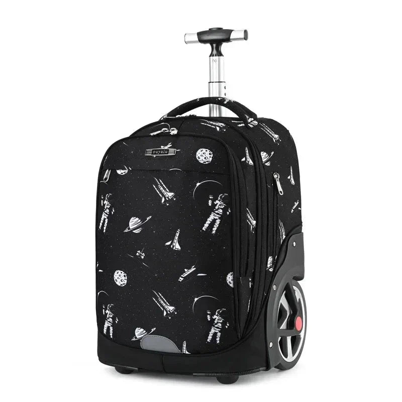 Mochila de Rodinha Grande Space - Escolar Grande Capacidade - Impermeável - MDM088