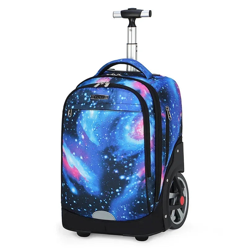 Mochila de Rodinha Grande Space - Escolar Grande Capacidade - Impermeável - MDM088