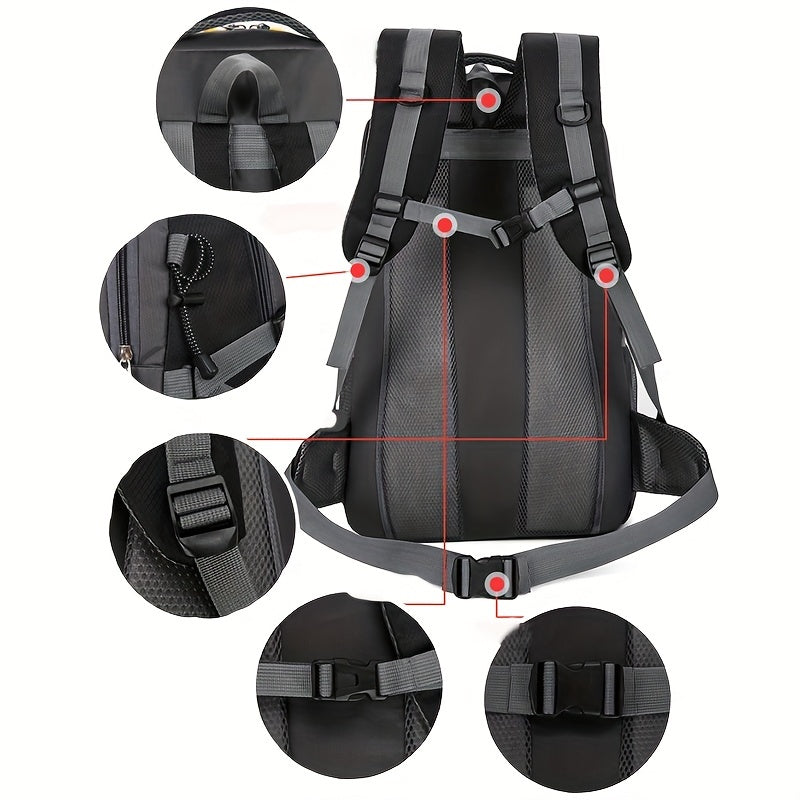 Mochila Tática Esportiva para Montanhismo - 60L Impermeável MDM09