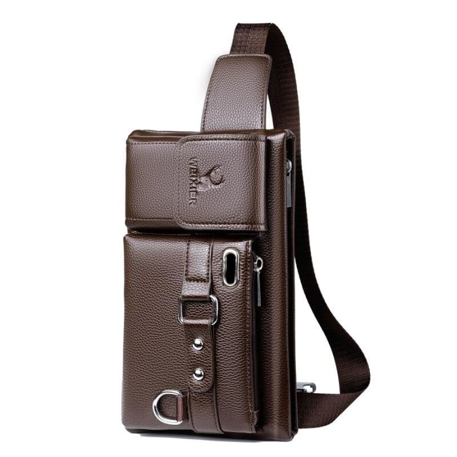 Bag Masculina Transversal de Couro À Prova - New Époque - MDM011