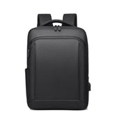 Mochila Executiva Oxford de grande capacidade com carga USB - MDM00